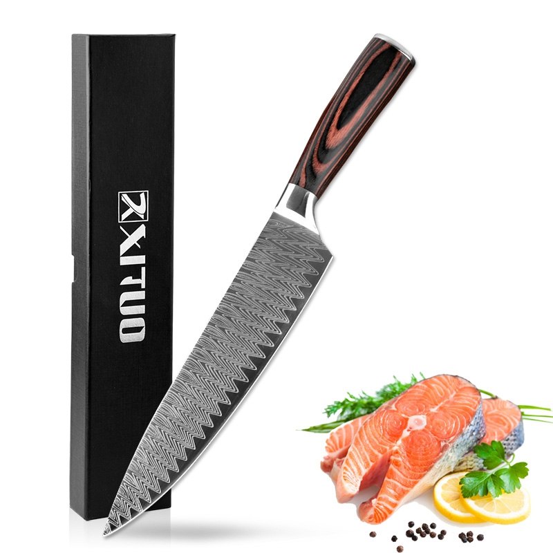 XITUO Damascus Kitchen Chef Knife 8 Inch Professional Japanese