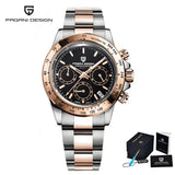 PAGANI DESIGN 2026 New Men Watches Luxury AR Sapphire crystal Quartz Watch Men Waterproof Sport Chronograph Automatic Date Watch