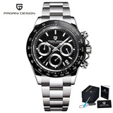 PAGANI DESIGN 2026 New Men Watches Luxury AR Sapphire crystal Quartz Watch Men Waterproof Sport Chronograph Automatic Date Watch