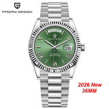 PAGANI DESIGN New D36 Gold Men's Watches Luxury Automatic Watch Men AR Sapphire Glass Mechanical wistwatch Local Shipping