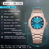 PAGANI DESIGN 2026 New Watches mens Luxury Seagull ST6 Mechanical Mens Automatic Watches AR Sapphire Stainless Steel Waterproof