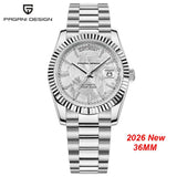 PAGANI DESIGN New D36 Gold Men's Watches Luxury Automatic Watch Men AR Sapphire Glass Mechanical wistwatch Local Shipping
