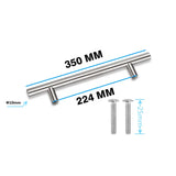 MAIKAK Modern Stainless Steel Kitchen Door Cabinet T Bar Handle Pull Knob Cabinet Knobs Furniture Handle Cupboard Drawer Handle