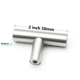 MAIKAK Modern Stainless Steel Kitchen Door Cabinet T Bar Handle Pull Knob Cabinet Knobs Furniture Handle Cupboard Drawer Handle