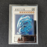 Yugioh Golden Metal Cards Yu-Gi-Oh Alloy Collection Card Blue Eyes Dark Magicial Obelisk Slifer Ra Kids Christmas Birthday Gift