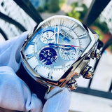 Reef Tiger/RT Top Brand Luxury Big Watch for Men Blue Dial Mechanical Tourbillon Sport Watches Relogio Masculino RGA3069