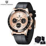 PAGANI DESIGN 2026 New Men Watches Luxury AR Sapphire crystal Quartz Watch Men Waterproof Sport Chronograph Automatic Date Watch