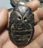 Home Decoration Chinese Hongshan Culture Antique Jade Black Iron Meteorite Cicadas Statue Arts and Crafts
