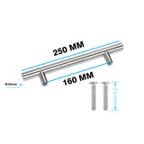 MAIKAK Modern Stainless Steel Kitchen Door Cabinet T Bar Handle Pull Knob Cabinet Knobs Furniture Handle Cupboard Drawer Handle