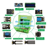 Keyestudio Raspberry Pi 4B Basic/Super Starter Kit DIY Electronic Kit For Raspberry Pi Kit  28/32 Projects  (NO RPI 4B Board)