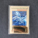 Yugioh Golden Metal Cards Yu-Gi-Oh Alloy Collection Card Blue Eyes Dark Magicial Obelisk Slifer Ra Kids Christmas Birthday Gift