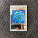 Yugioh Golden Metal Cards Yu-Gi-Oh Alloy Collection Card Blue Eyes Dark Magicial Obelisk Slifer Ra Kids Christmas Birthday Gift
