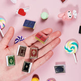 3pcs 1:12 Scale Miniatures Dollhouse European Classical Mini Books Notebook Pretend Play Decoration Accessories Toy
