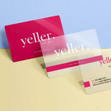 20-200PCS Custom Transparent PVC Business Card Colorful Printing Personalized LOGO Text Thank You Card Free DESIGN 0.38mm