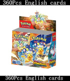90-360Pcs English French Spanish Carta Karten Pokemon Cards Sun Moon Evolutions Booster Box Collectible Tradiner Card  for child