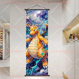 Pokémon Anime Elf Dragonite Gengar Pikachu Charizard Kyogre Rayquaza HD Poster Scroll Painting Art Hanging Painting Holiday Gift