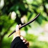 Retro Ebony Hairpin Chinese Antique Style Carved Hairpin Simple Temperament Qipao Hanfu Dished Hair Accessories for Women