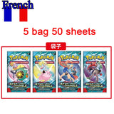%42pcs Pokemon Cards TAKARA TOMY Battle Toys Lost Origin Pokemons Box with Pikachu Anime Bank Pokemon Game Cards  for Childre