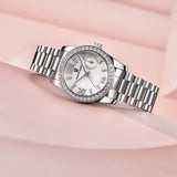 2024 New Elegant PAGANI DESIGN Women Diamond 32mm Quartz Watches Sapphire Glass Stainless Steel Small and Exquisite Ladies Watch