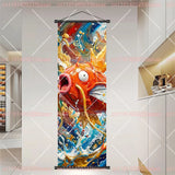 Pokémon Anime Elf Dragonite Gengar Pikachu Charizard Kyogre Rayquaza HD Poster Scroll Painting Art Hanging Painting Holiday Gift