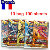 %42pcs Pokemon Cards TAKARA TOMY Battle Toys Lost Origin Pokemons Box with Pikachu Anime Bank Pokemon Game Cards  for Childre