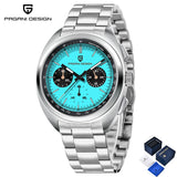 2026 New PAGANI DESIGN Panda Mens Watches Top Luxury Chronograph Quartz Watch For Men AR Sapphire Waterproof Luminous Clock Gift