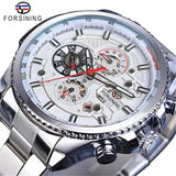 Men's Automatic Mechanical Watch - Stylish Skeleton Design, with Time and Date Display, Transparent Hollow Case Back, Versatile Business and Casual Style, Personalized Men's Watch, Perfect Gift for Him, No Batteries Required
