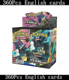 90-360Pcs English French Spanish Carta Karten Pokemon Cards Sun Moon Evolutions Booster Box Collectible Tradiner Card  for child
