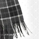 Y2k Aesthetic Vintage Cat Embroidery Kawaii Women Neckerchief Japanese Plaid Cute Cat Scarves 2026 Winter Harajuku Scarf Femme