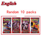 10 Packs Pokémon Card Bright Stars 151 Prismatic Evolutions,PALDEAN FATES English Reinforcement Battle Transaction Card Gift