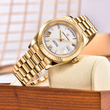 PAGANI DESIGN 2026 New DD36 Gold White Luxury Automatic Watch Men AR Sapphire Glass Date Week Mechanical Wristwatch Men ST16 Mov