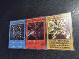 3pcs/set Yu-Gi-Oh! DIY 25th Anniversary Dark Style Egyptian God Series Self-made Card Obelisk The Tormentor Game Collection Card