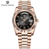 PAGANI DESIGN 2026 New DD36 Rose Gold Luxury Automatic Watch For Men Mechanical Wrist watch Men Sapphire Glass 10Bar Waterproof