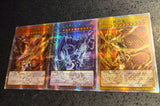 Anime Yu-Gi-Oh DIY ACG Premium Glitter Collectible Card Boy Games Toys Christmas Birthday Gifts Slifer the Sky Dragon Tormentor