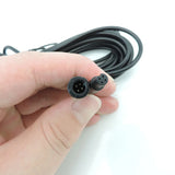 4pin 4 core 1m 2m 6m Male to Female cable Car DVR Camera Extension connector HD Monitor Vehicle Rear View Camera copper Wire t1
