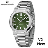 PAGANI DESIGN 2025 New Men's Watches Luxury Automatic Watch For Men Mechanical 40MM WristWatch Stainless Steel AR Sapphire glass