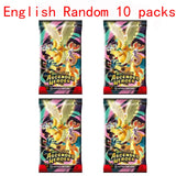 10 Packs Pokémon Card Bright Stars 151 Prismatic Evolutions,PALDEAN FATES English Reinforcement Battle Transaction Card Gift
