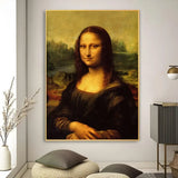 Funny Mona Lisa Poster Poster Art Print Bar Living Room Furniture Decor
