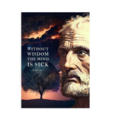 Seneca Statue Art Canvas Painting Making Noble Resolutions Inspirational Quotes Posters and Prints for Office Room Home Decor
