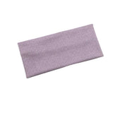 Women Solid Color Knitting Headband Elastic Vintage Yoga Sports Hairbands Gym Outdoor Sweat Absorbing Headwrap Hair Accessories
