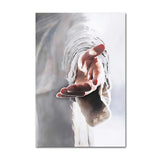 Jesus Saves Canvas Painting Christian Posters and Prints Religion Canvas Wall Art Pictures for Modern Living Room Home Decor