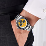 2025 New RollsTimi Mens Watches Top Brand Luxury Quartz Watch For Men VK63 Chronograph Wristwatches AR Sapphire Waterproof Clock