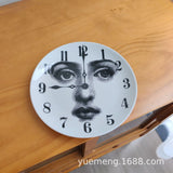 Italian Vintage Face Decorative Wall Plate For Home Bar Background Decor Handcrafted Hanging Ornament Unique Gift