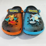 2026 In Stock New Pokemon Charmander Two Tone Cool Slippers Kawaii Anime Home Beach Shoes Pool Anti Slip Summer Slippers
