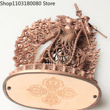 15cm Exquisite Red copper Carving Naro Kachod Vajrayogini Buddha statue Tibet buddhism sculpture