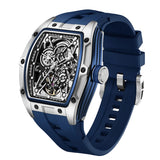 Mechanical Watch Hollow Out Automatic Movement Wristwatches Waterproof Silicone Strap Watches DG Design