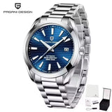 PAGANI DESIGN 2026 Sky Blue 40MM A150 Mechanical Automatic Stainless Steel Waterproof Watch with Sapphire Glass Watches for men