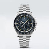 PAGANI DESIGN 2026 New Moon Men's Watch Luxury Quartz Watch For Men Chronograph AR Sapphire Waterproof VK63 Men Clock Nylon belt