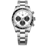 2025 New RollsTimi Men's Watches Luxury Quartz Wristwatches VK63 Chronograph Watch For Men AR Sapphire Ceramic Bezel Waterproof