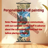 Printed Pokemon Poster, Anime Wall Artwork, Gengar Eevee Pikachu Images, Scroll Paintings, Retro Artist Home Living Room Decor